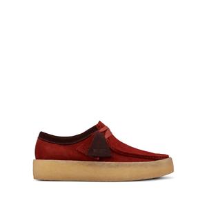 Ботинки дезерты Wallabee Cup BURGUNDY NUBUCK