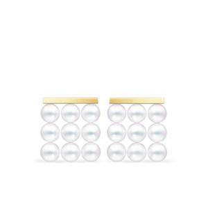 Серьги Collection Line Balance Build из желтого золота с жемчугом