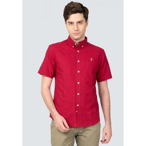 Polo Haus — Мужская хлопковая смесовая рубашка с длинным рукавом Signature Fit MBSSVB008
