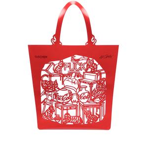 Сумка-тоут Ai Weiwei. The China Bag Cats and Dogs