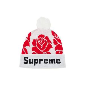 Шапки-бини Supreme Rose Beanie 'White'