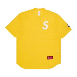 Джерси Supreme S Logo Baseball Henley 'Yellow'