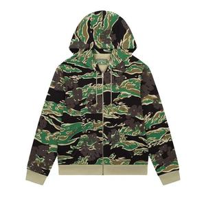 Худи на молнии Denim Tears Wreath Zip Hoodie 'Зеленый Камуфляж'