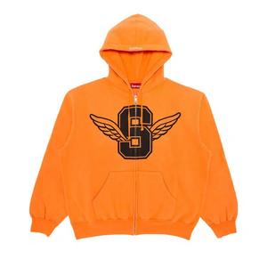 Худи Supreme Wings Zip Up Hooded Sweatshirt «Светло-оранжевый»