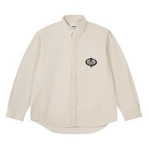 Рубашки на пуговицах Palace Skull Crest Cord Shirt 'Белый'