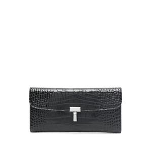 Кошелек T-lock с тиснением под крокодила