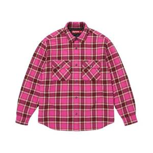 Фланелевые рубашки Supreme Quilted Lined Flannel Snap Shirt 'Black'