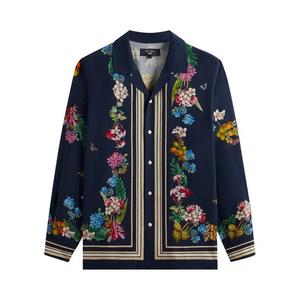 Рубашки на пуговицах Kith x New York Botanical Garden Floral Border Long Sleeve Thompson Shirt 'Nocturnal'