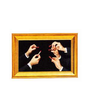 Коврик Lipstick с графичным принтом (60x90 см)