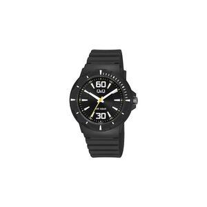 Часы Citizen V02A-007VY Мужские аналоговые часы Черный резиновый ремешок