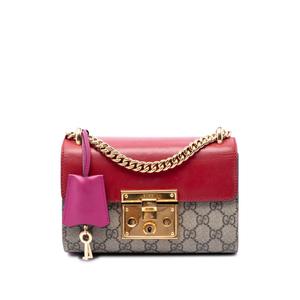 Маленькая сумка через плечо Padlock с узором GG Supreme (2016-2026 годы)