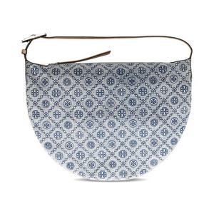 Сумки через плечо Tory Burch T Monogram Denim Balloon Bag «Небесно-голубой»