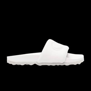 Слайды Off-White Bookish Leather Slider 'Light Grey'