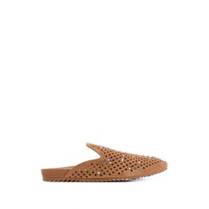 Braidy плоские мюли с кристаллами
