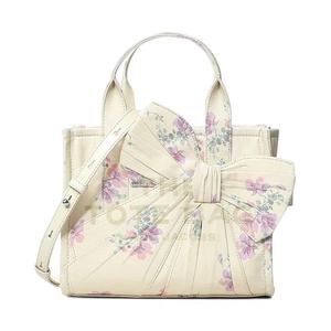Сумки-Тоут Marc Jacobs The Antique Floral Oversized Bow Canvas Small Сумка-Тоут 'Кремовый Мульти'