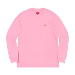 Футболки с длинным рукавом Supreme Small Box Long-Sleeve Tee 'Розовый'