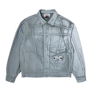Джинсовые куртки Supreme x Stone Island Denim Trucker Jacket 'Reflective'