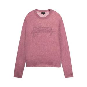 Свитера Stussy Loose Knit Logo Sweater 'Mauve'