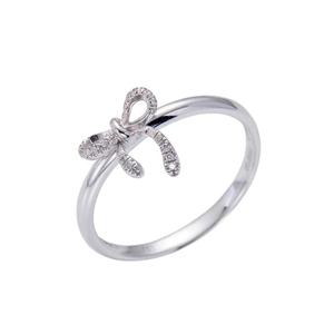 LITZ Кольцо с бриллиантом из белого золота 18K SJ-SRD7084