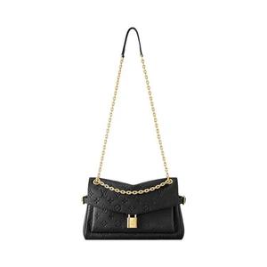 Сумки через плечо Louis Vuitton Anytime Flap Bag 'Black Monogram Embossed Empreinte Cowhide Leather'