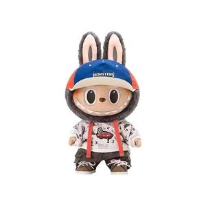 Плюшевые игрушки Pop Mart Labubu THE MONSTERS x Vans Oldskool Monsters Forever Виниловая плюшевая кукла «Коричневый»