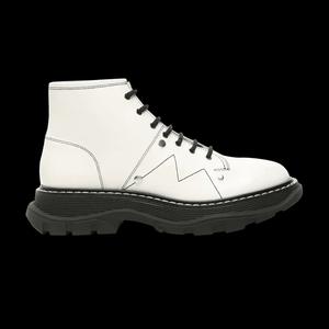 Ботинки Alexander McQueen Wmns Tread Slick Lace Up Boot 'Ivory Black'