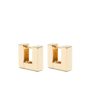 Позолоченные серьги Square Hoops