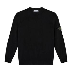 Свитера Stone Island Logo Patch Crewneck Jumper 'Черный'