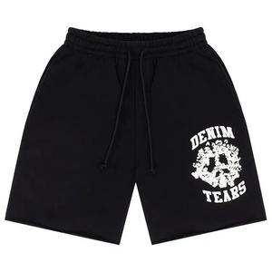 Шорты Denim Tears University Shorts 'Black/White'