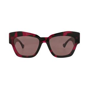 Gucci кошачий глаз оправа из переработанного ацетата солнцезащитные очки 'Havana/Brown'