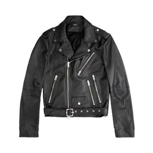 Кожаные куртки Amiri Perfecto Leather Jacket With Paint Embroidery 'Черный'
