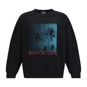 Свитера Balenciaga Palm-Print Cotton Sweater 'Черный'