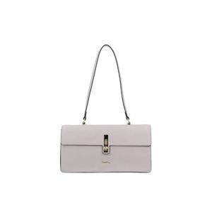 Maira Boxy Shoulder Bag - Светло-серый