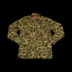 Рубашки на пуговицах Supreme Safari рубашка 'Camo'