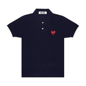 Поло Comme des Garçons PLAY Emblem Polo Tee 'Темно-синий'