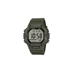 AE-1600HX-3AV Мужские цифровые часы, черный ремешок из смолы