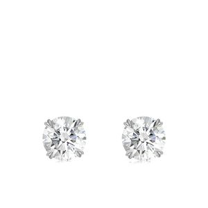 Серьги-гвоздики Windsor из белого золота с бриллиантами