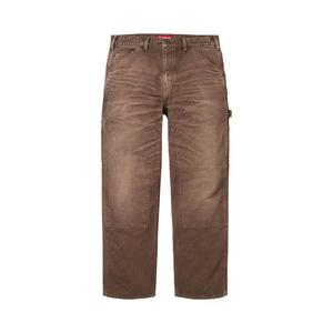 Брюки Supreme Worn Double Knee Painter Pant 'Brown'