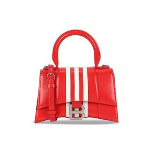 Сумки через плечо Balenciaga x Adidas Hourglass Полосатая сумка через плечо 'Красный/Белый'