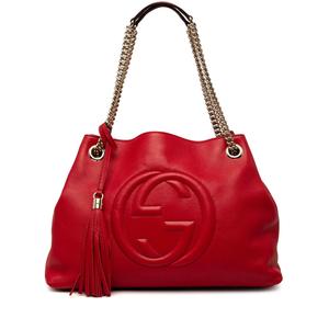 Сумка-тоут Calfskin Soho Chain среднего размера (2016-2026 годы)