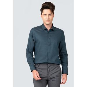 Polo Haus - Мужская 100% хлопковая рубашка с длинным рукавом Signature Fit MBLSN028