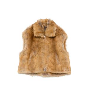 Жилет Azzurra из овчины