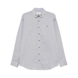 Рубашки и топы Vivienne Westwood Рубашка Krall на 2 пуговицы «Вечерний синий»
