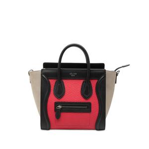 Сумка-сэтчел Nano Tricolor Nubuck and Calfskin Luggage Tote (2017 год)