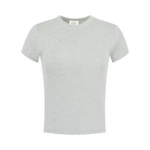 Футболки с коротким рукавом Saint Laurent T-Shirt Manches Courtes Fitte 'Gris Chine'