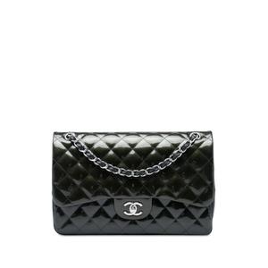 Сумка на плечо Jumbo Classic Striated Patent Double Flap (2012-2013 годы)