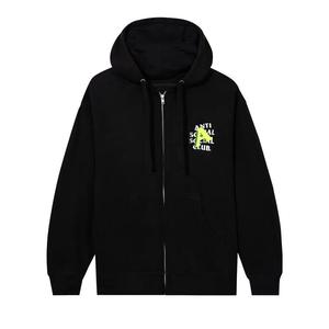 Толстовки на молнии Anti Social Social Club A Is For Zip Hoodie 'Черный'