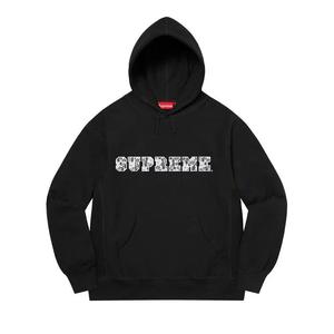 Худи Supreme Lace с капюшоном 'Черный'