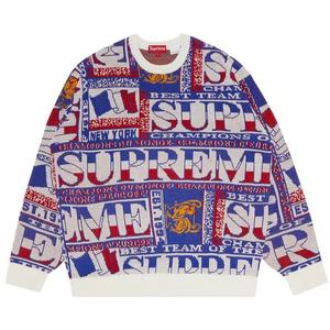 Свитера Supreme Scarf Sweater 'White'