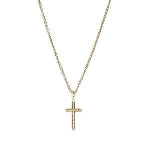 Колье JH Essential Cross из желтого золота с подвеской
